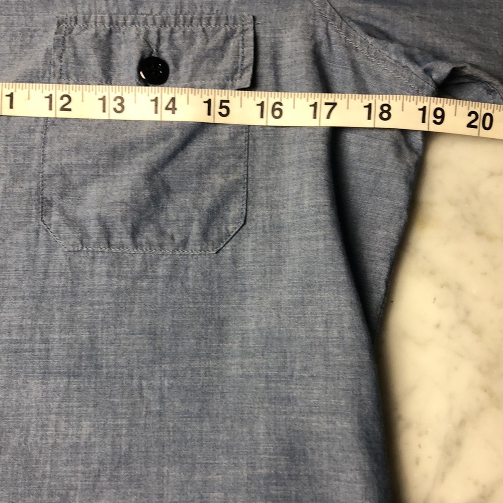 NILI LOTAN Blue Button-Up Shirt Size M - Picture 11 of 14